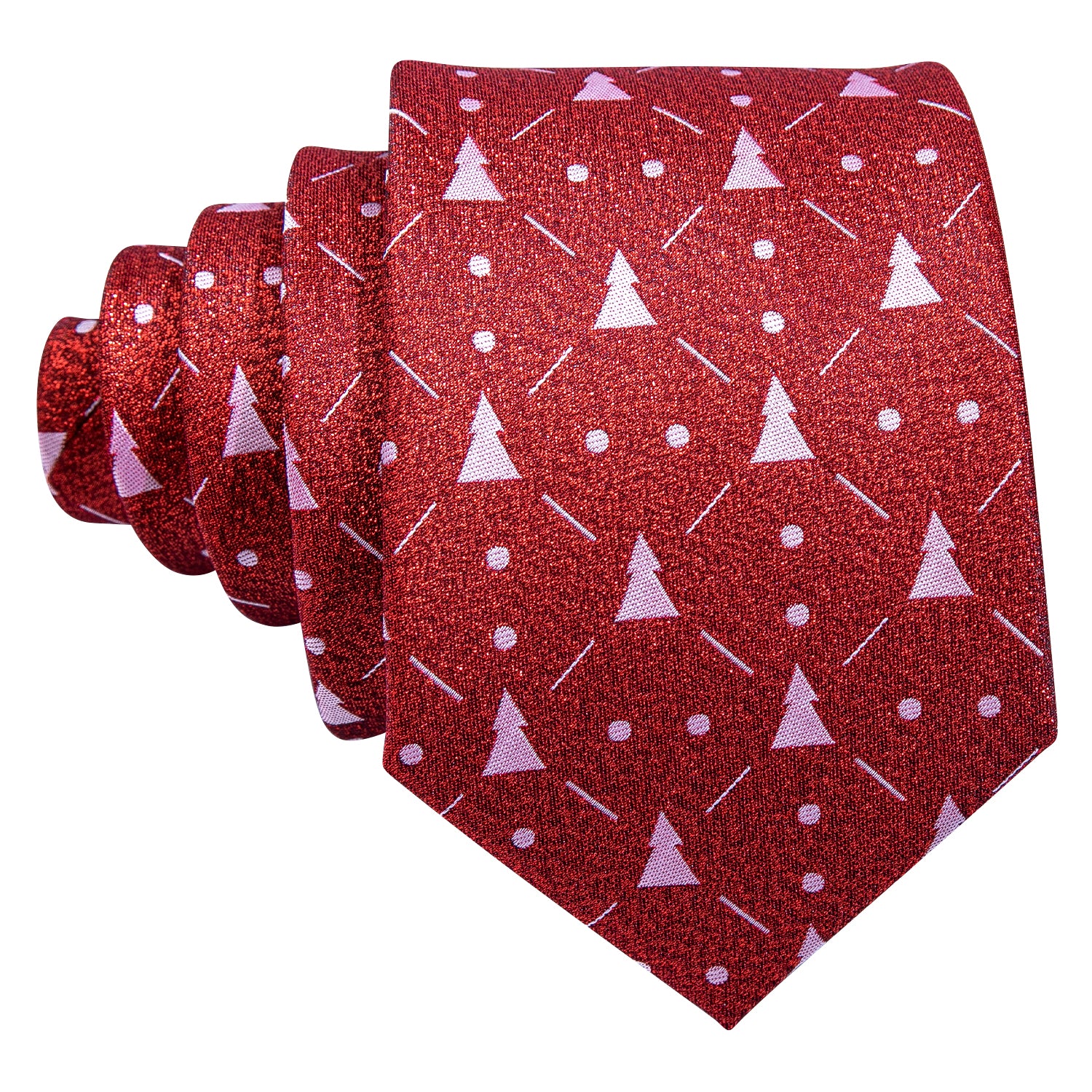 red silk necktie for men suit