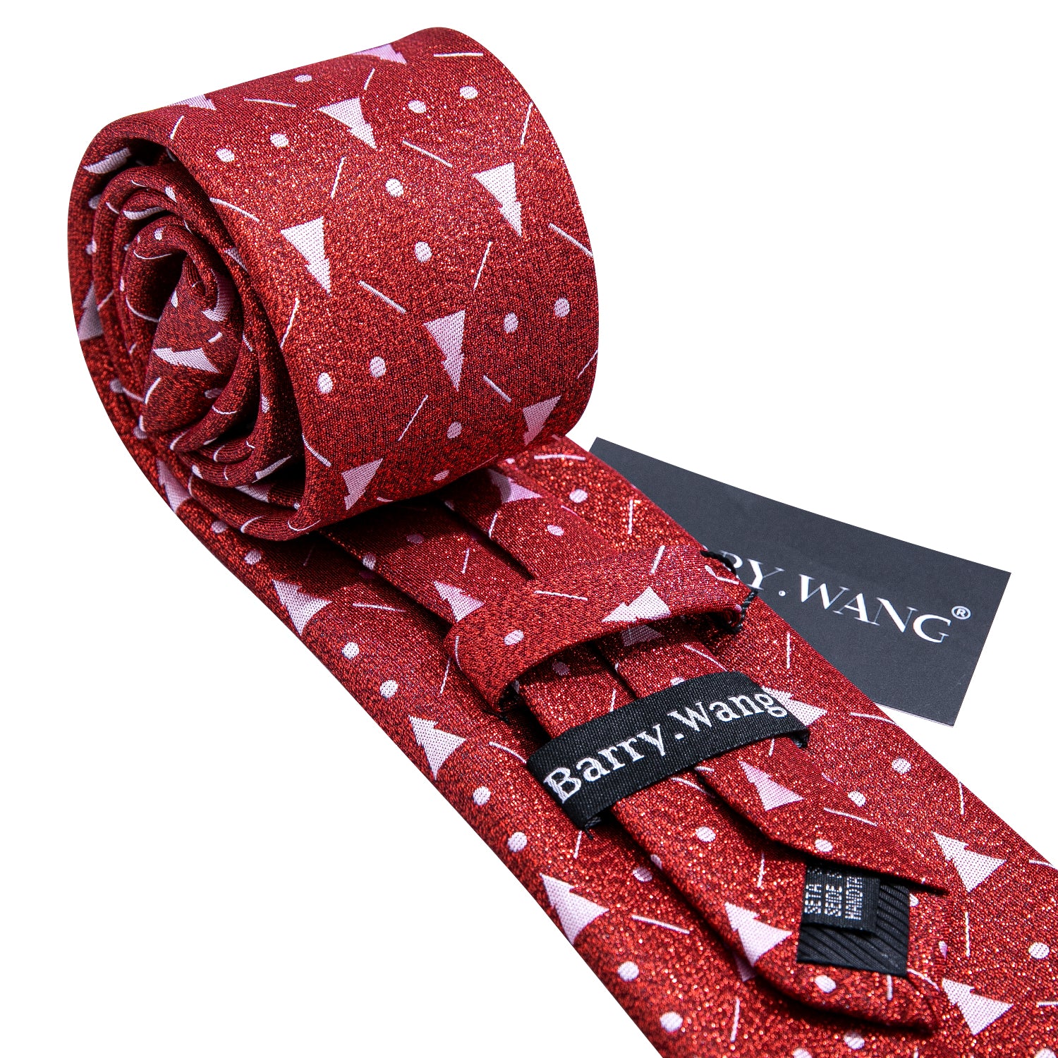 red silk necktie for men suit top