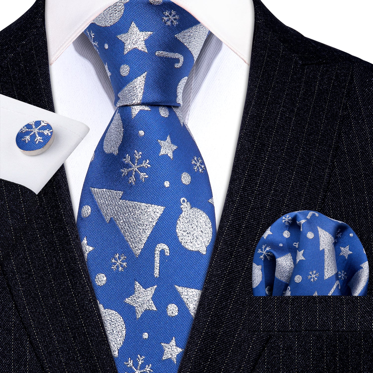 blue mens tie