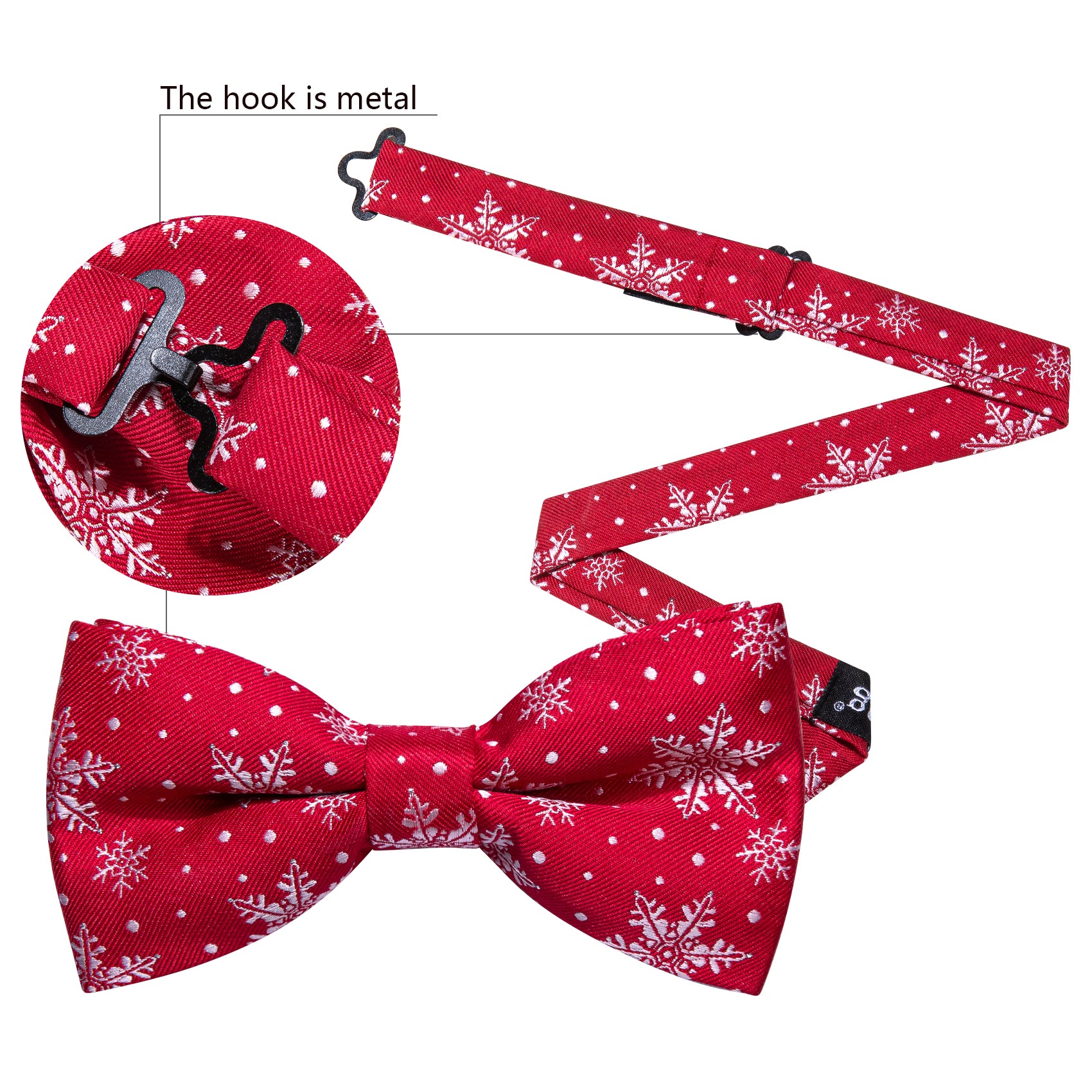 bright red bow tie