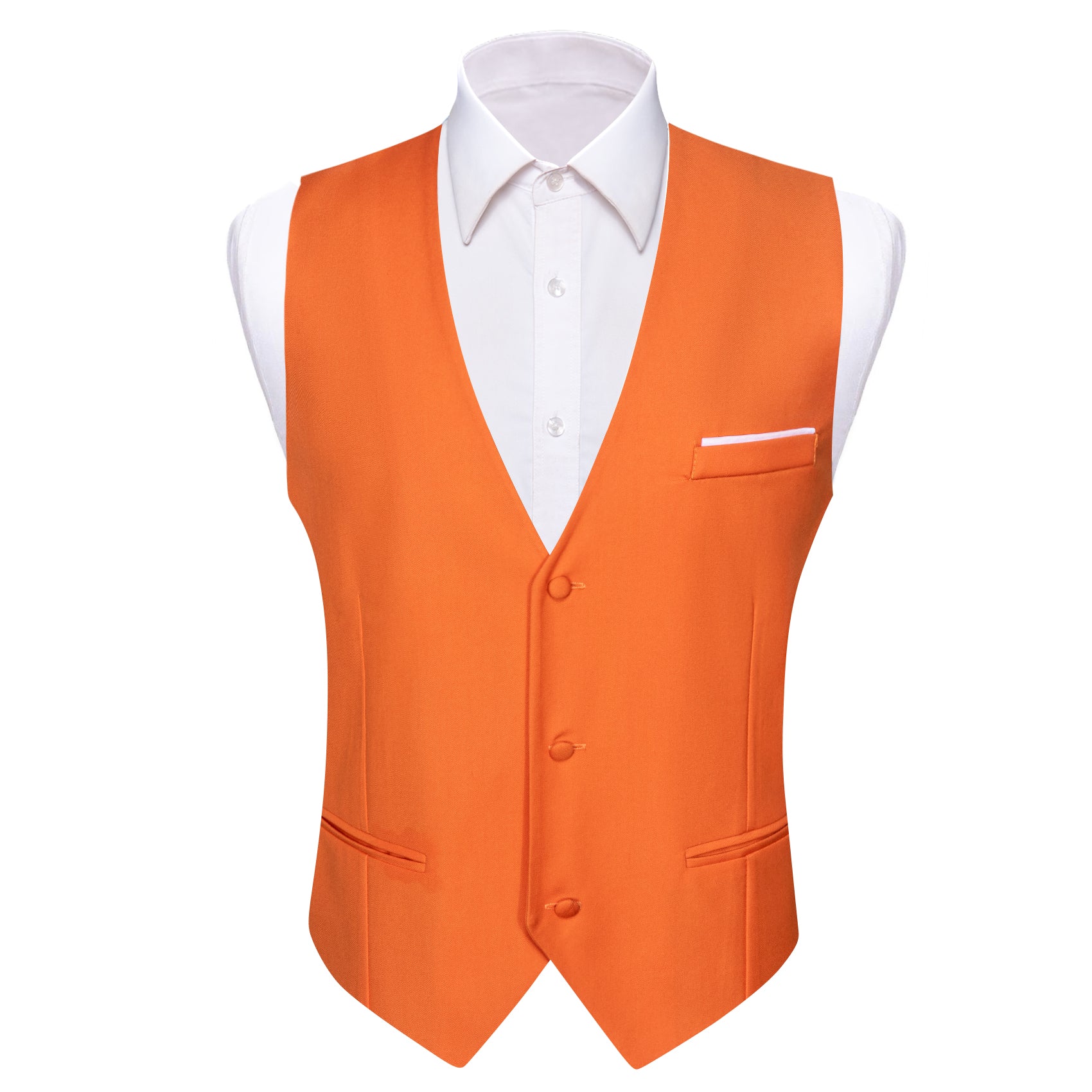 burnt orange mens vest