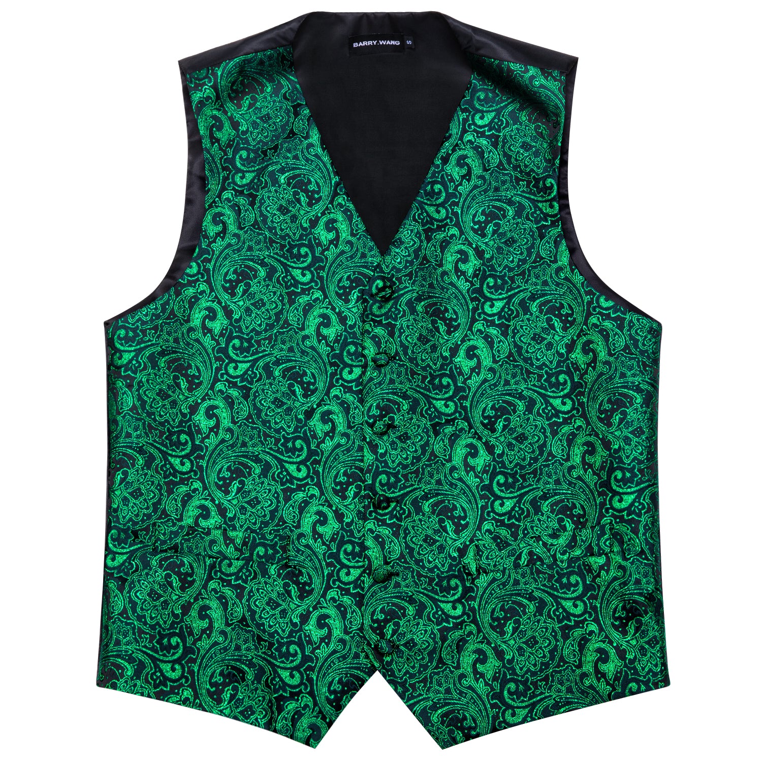 green waistcoat