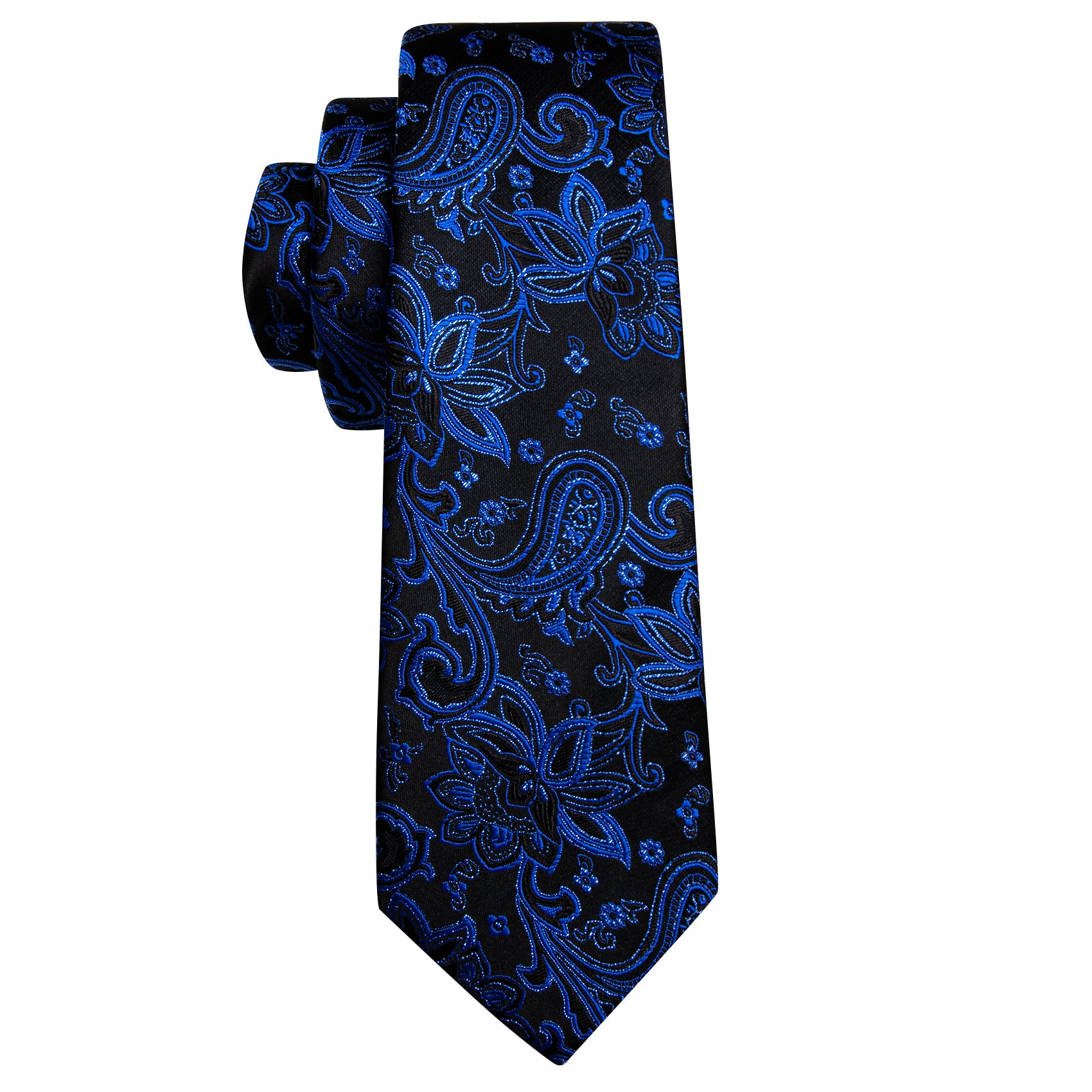Luxury Men's Blue Floral Silk Vest