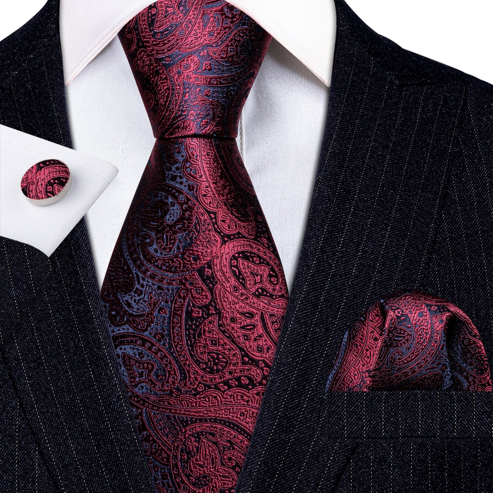 mens burgundy tie